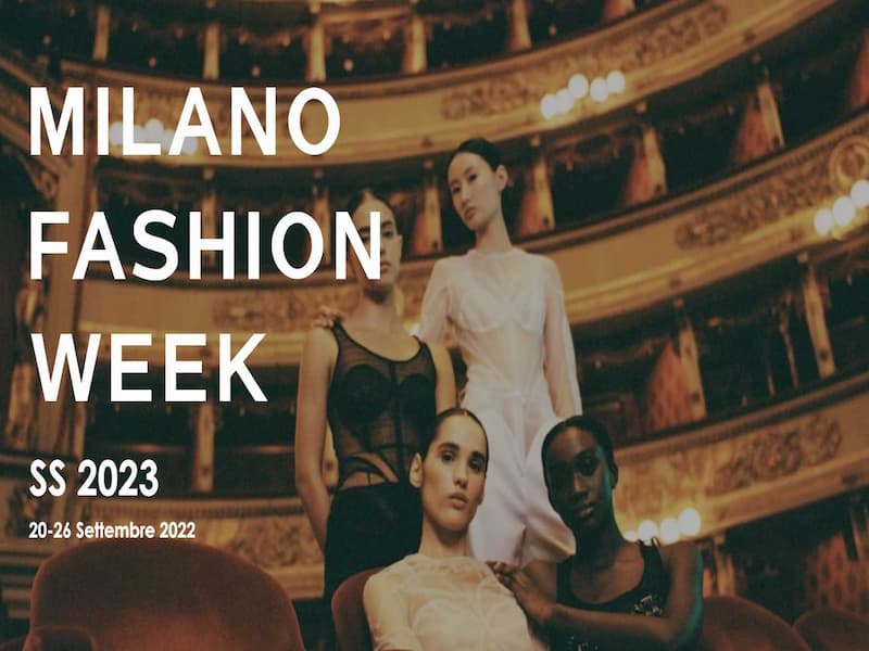 Banner da fashion week milão